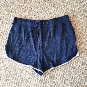 Navy and white shorts